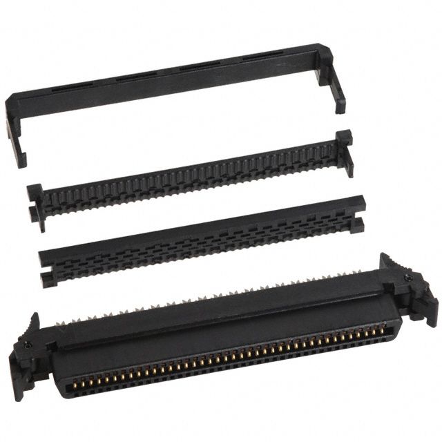 Conn IDC Connector RCP 80 POS 1.27mm IDT RA Cable Mount Tray