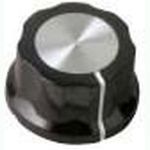 Control Knob, Disc/Round Phenolic Line 11.9mm 19.84mm