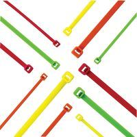 PANDUIT PLT2I-M53 Cable Tie, 203x3.6, Nylon 6.6 (Polyamide 6.6), Orange, 203 mm, 3.6 mm, 51 mm