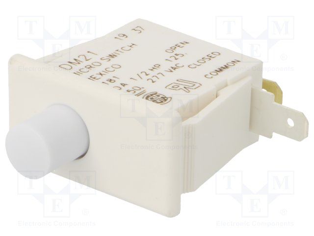 Safety Interlock Switch SPDT N.O./N.C. 10A 277VAC Quick Connect