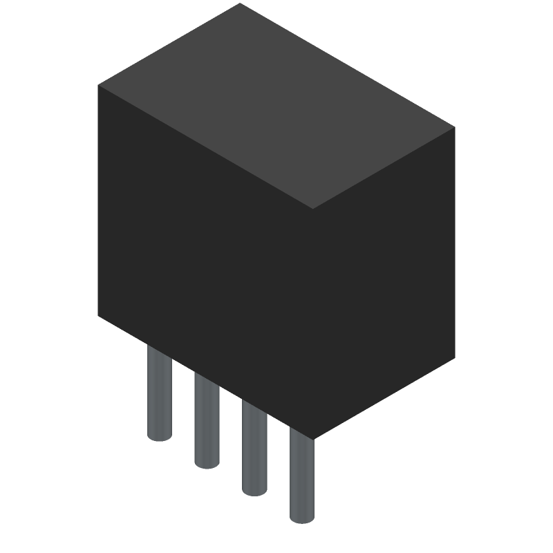 DC-DC Converter, 2W, 10.8-13.2V In, 1 Out, SIP-4, Industrial