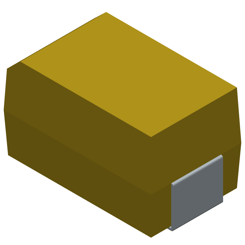 Cap Tant Solid 330uF 6.3V E CASE 20% (7.3 X 4.3 X 4.1mm) Inward L SMD 7343-43 0.1 Ohm 125°C T/R