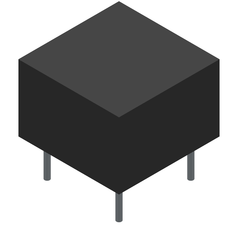 2-Line Radial Power Line Filter, 4.4mH, 600mA, 250V