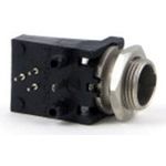 Conn Mini XLR Connector M/F 6 POS Solder RA SMD 6 Terminal 1 Port