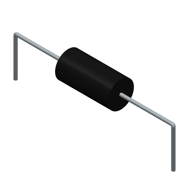 Fusible Resistor, 2W, 10 Ohm, 5% Tol, 240V, Axial