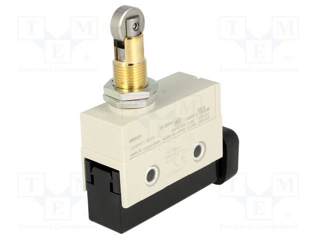 Limit Switch SPDT 10A 480VAC Screw Mount Roller Plunger