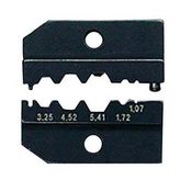 KNIPEX         97 49 50             Crimp Tool Die, 97 43 E Hand Crimp Tool, 0.72-3.25mm RG58, RG74, RG188, RG316 Coaxial Connectors