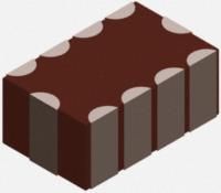 47pF 25V 0805 Ceramic Capacitor Network, 4-Cap, C0G