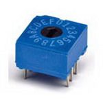 Rotary DIP Switch SP10T 10 Pos 20V 0.4VA SMD Gull Wing 2.54mm