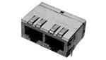 Conn RJ-45 F 16 POS Solder RA Thru-Hole 16 Terminal 2 Port Cat 4 Box/Tray