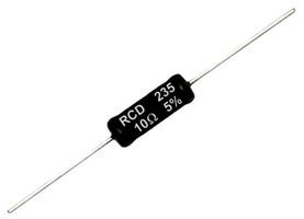 RCD (RESISTORS COILS DELAYLINES)         175-R500-FBW             WIREWOUND RESISTOR, 0.5 OHM, 10W, 1%