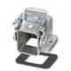 HEAVYCON D7 box mounting base, with single locking latch, height 25.5 mm, with 1 x M20 thread, with open bottom, zinc