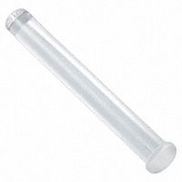 Round Domed LED Light Pipe, 5mm Lens, 1.25" Length, Clear