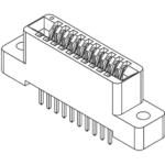 Conn Card Edge F 62 POS 2.54mm Wire Wrap ST Panel Mount