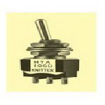 SPDT Toggle Switch, On-On, Latched, 6A, 30VDC, Solder