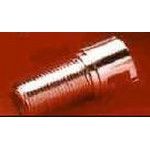 75R BNC Jack Connector, 1GHz, Straight, Edge Mount, Gold/Nickel