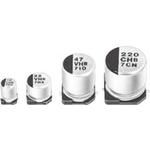 220uF 10V Radial Al Electrolytic Capacitor, 20%