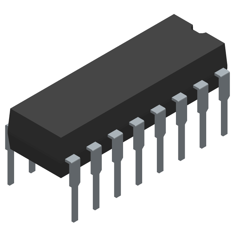 16-Bit Serial DAC, 666kS/s, Dual 5V, PDIP