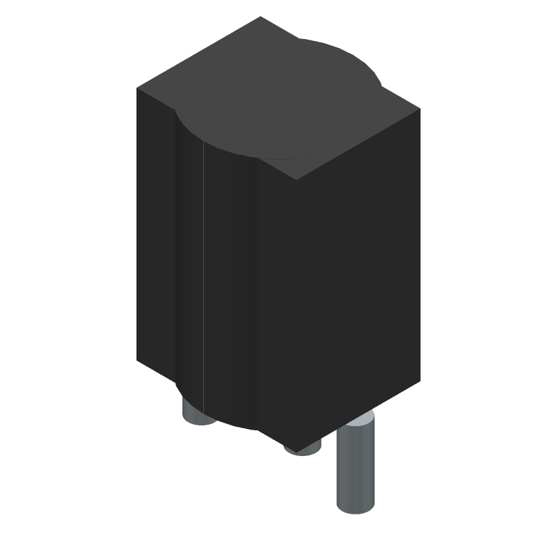 1-Port Vertical RCA Jack, Solder, Tin Term