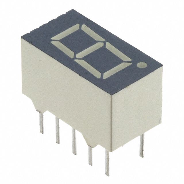 Red 1-Digit Segment LED Display, DIP, 2V, 20mA