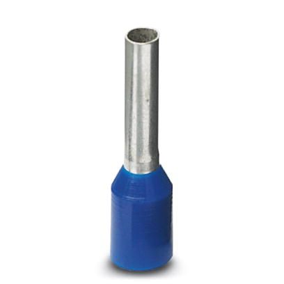 Twin Ferrules Terminal Blue 12.5mm Tin