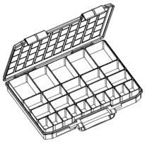 CASE, STORAGE, 25INSERT