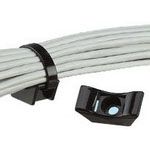 Nylon Cable Mount, Black, Screw, -40C to 85C