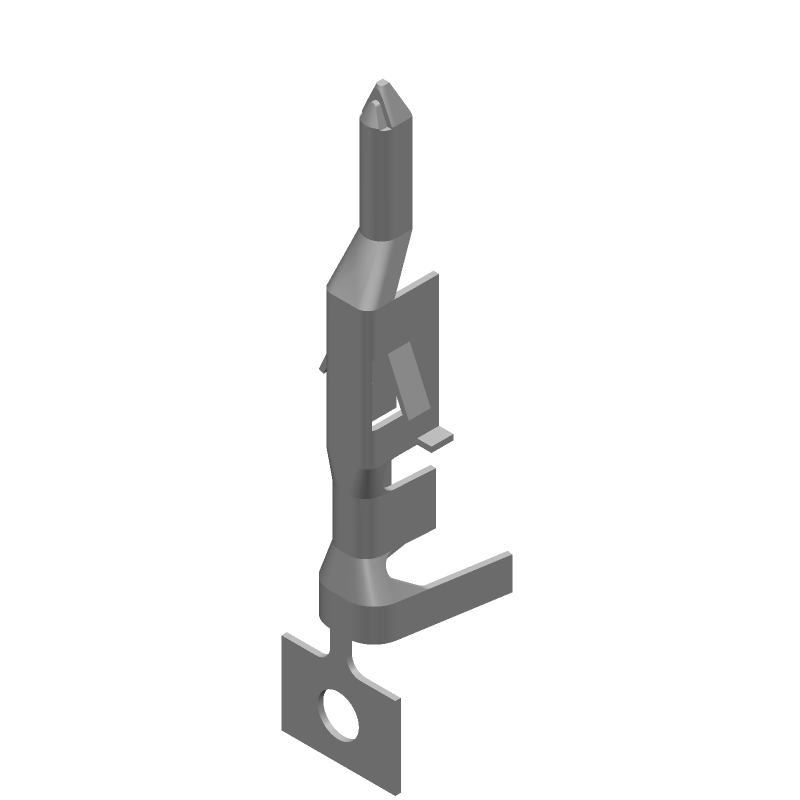 Male Crimp Signal Contact 9A 600V 18-22AWG Tin Bronze