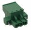 3 Pos Terminal Block, 300V, 10A, 5mm Pitch, Screw, Green