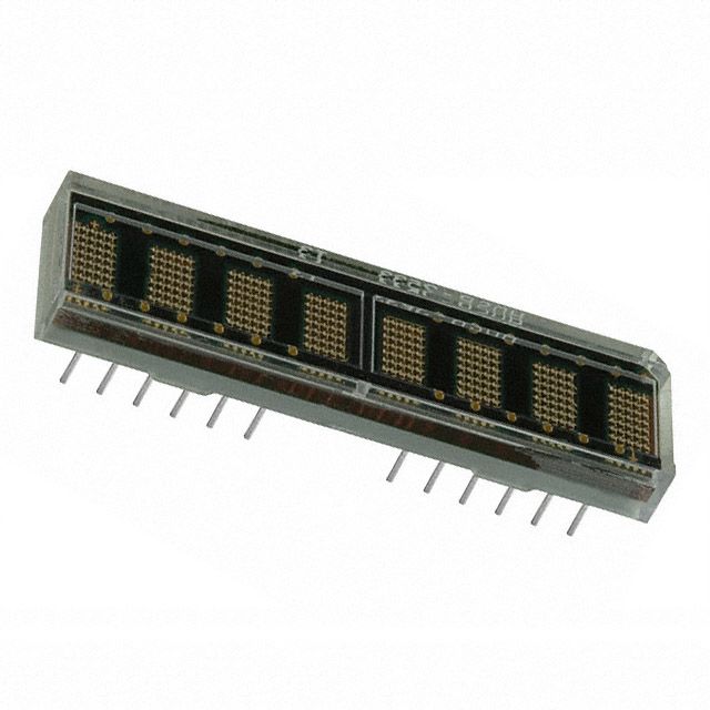 Orange Dot Matrix LED Display Module, 8-Digit, 280LED, DIP