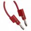 Red 18" Banana to Banana Test Lead, 15A, 6.03kV DC