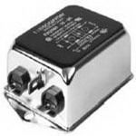 1A 250V 1-Phase Line Filter, 220nF, 12mH, Chassis Mount