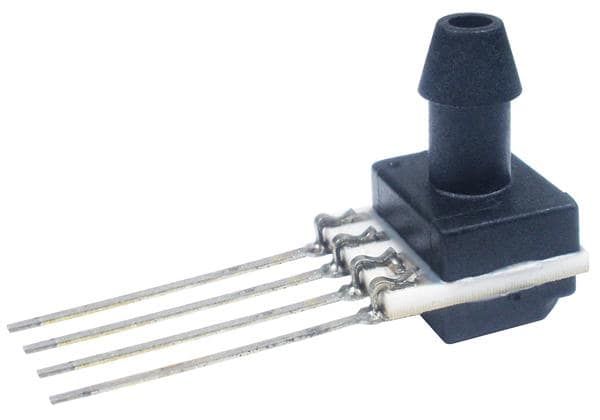Pressure Sensor 0.5V to 4.5V 0psi to 15psi Gage Medical 4-Pin SIP Module