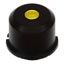 CAP TACTILE RND BLK/YELLOW LENS