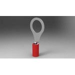 Ring Terminal, 16-22AWG, Copper, Tin, Insulated, 300V