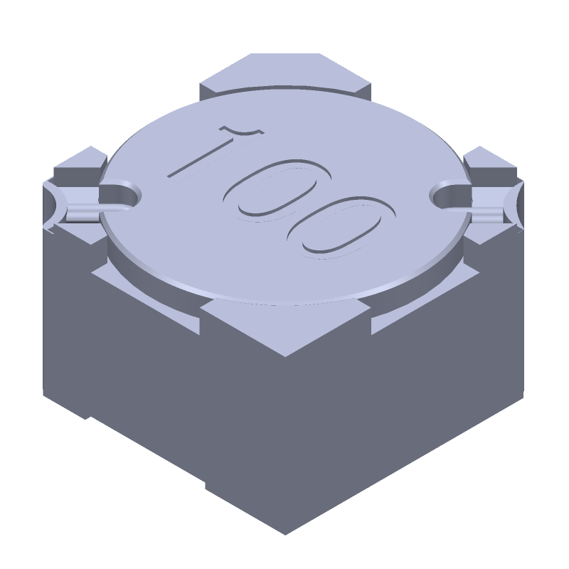 General Purpose Inductor, 10uH, 20% Tol, Dual Ended, Shielded, 2020 Package