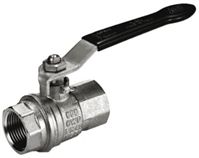 RS Pro Manual Ball Valve Nickel Plated Brass 1-1/2 in BSPP