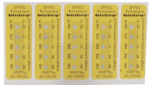 Thermal strip 40. . .77 °C PU=10 ST, CELSI STRIP CS-40/77, Spirig