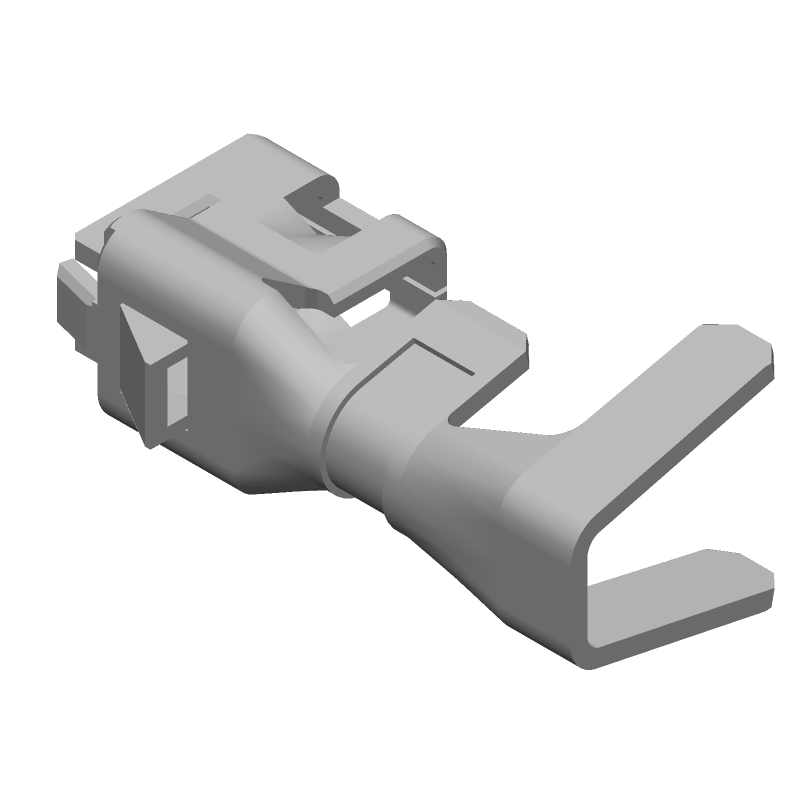 Receptacle, Signal, Crimp Terminal, 2A, 125V, Bronze/Tin