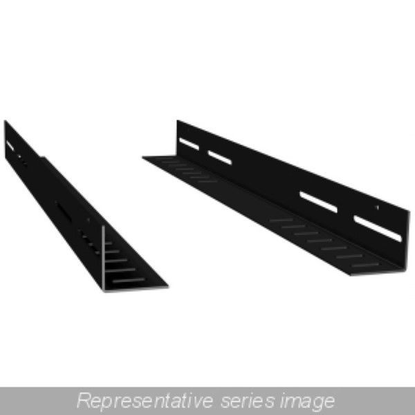 Black Steel Mounting Bracket 28" L x 1.75" H