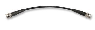 TE CONNECTIVITY / GREENPAR 1337769-1 RF / Coaxial Cable Assembly, BNC Straight Plug, BNC Straight Plug, 9.84 ", 250 mm, Black