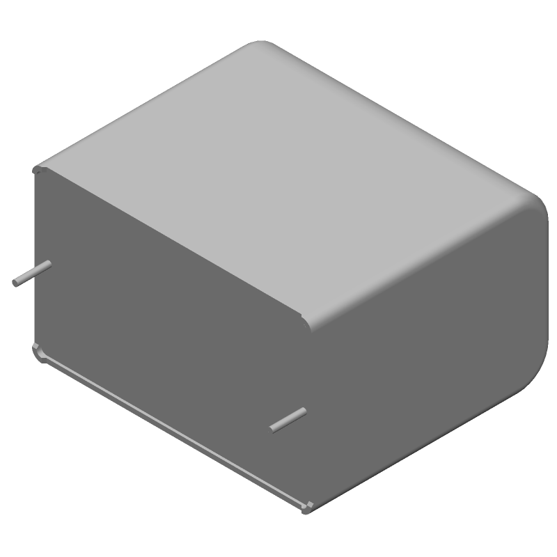 Cap Film 40uF 900V PP 5% (57.5 X 35 X 50mm) Radial Wound 52.5mm 0.006 Ohm 105°C Automotive Bulk