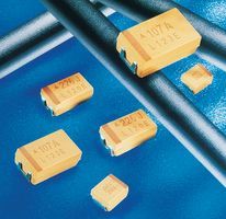 220uF 2.5V Tantalum Cap, 600mR ESR, 125°C, SMD, T/R