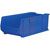 Storage Bin;  Polypropylene;  Blue;  29-7/8 in. L X 16-1/2 in. W X 11 in. H