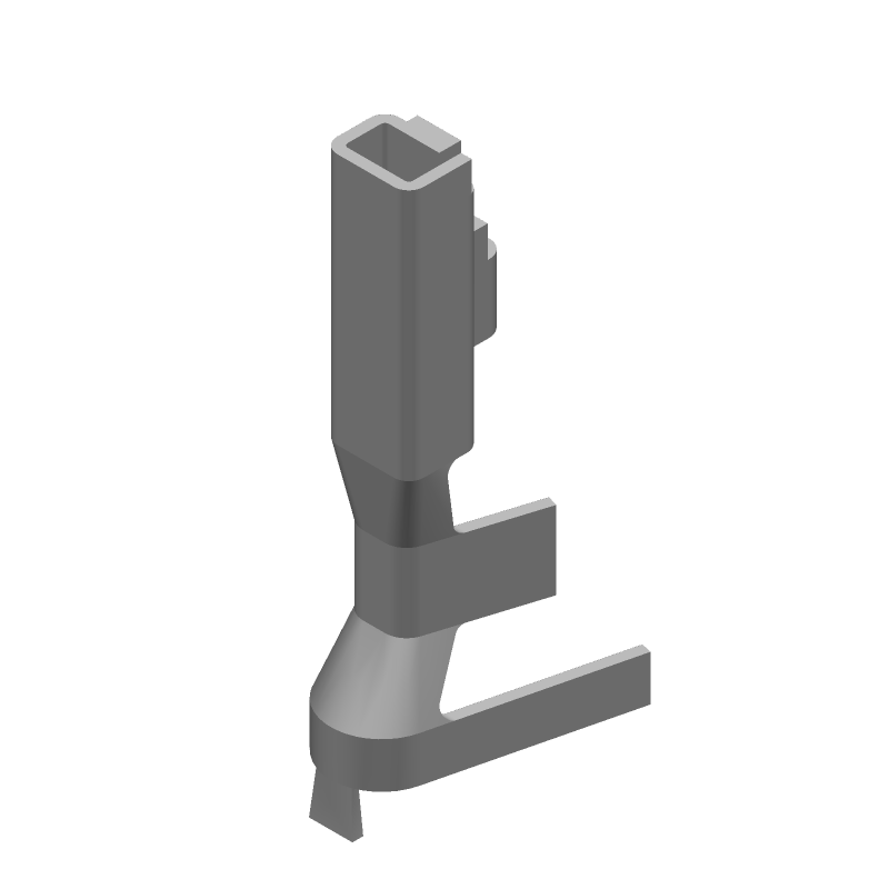 Power Contact, Female, Crimp, 16-20AWG, 12A, 600V, Tin