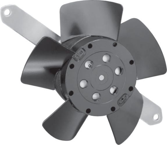 AC Axial Fan, 230V, 73.6CFM, 2600RPM, Ball Bearing, 108x37mm