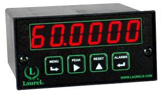PANEL METER, 6, 85VAC TO 264VAC; No. of Digits / Alpha:6; Digit Height:14.2mm; Supply Voltage Min:85VAC; Supply Voltage Max:264VAC; Panel Cutout Height:45mm; Panel Cutout Width:92mm; Operating Temperature Min:0 C; Product Range:- ;RoHS Compliant: Yes