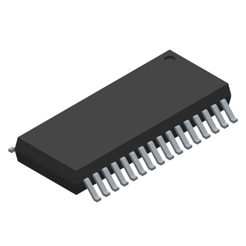 SIPO Based Peripheral Driver, 0.025A, CMOS, PDSO32, SSOP-32