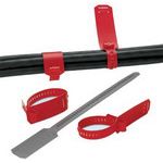 PANDUIT         CM4S-L2            Cable Tie, 387x19.1, PE (Polyethylene), Red, 387 mm, 19.1 mm, 111 mm