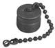 97 Series Accessories PLUG CAP 14, 14S BLACK ZINK COBALT
